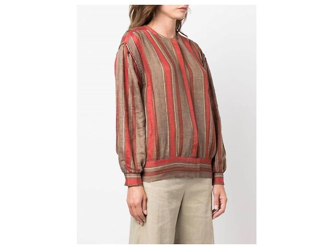 Blusa Giorgio Armani de los 80 Castaño - vista 5