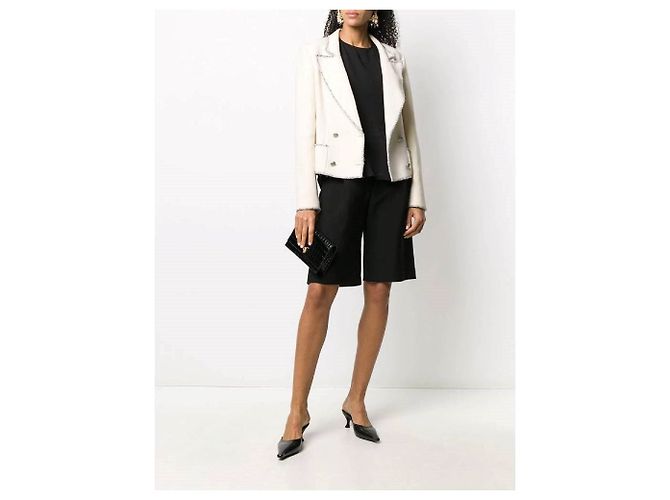 Chanel Limited Edition Seidenjacke Creme Roh - Ansicht 2