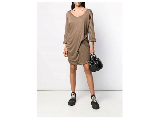 Maison Martin Margiela 90s Dress Brown - view 2