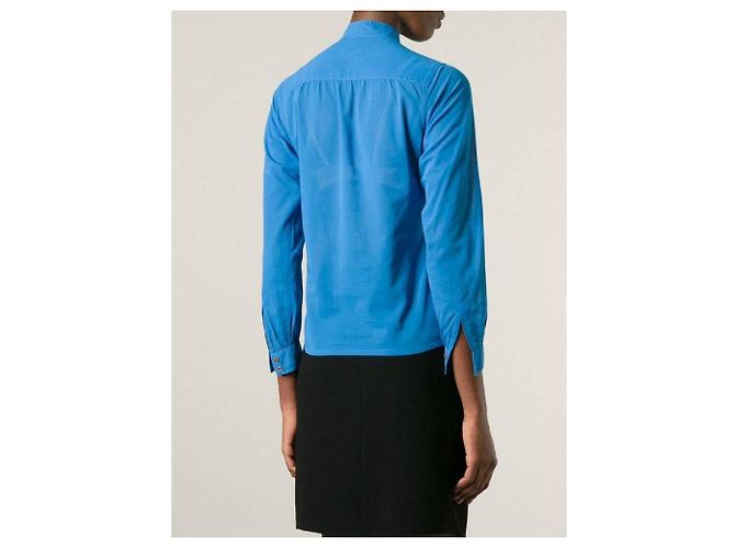 Camicia Yves Saint Laurent anni '60 Blu chiaro - vista 4