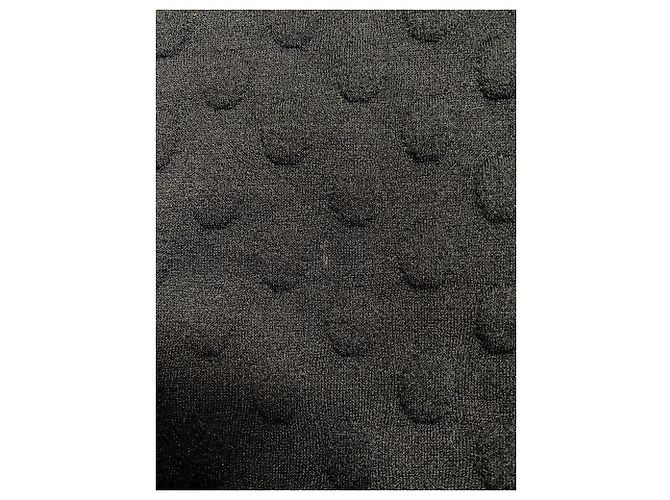 Jil Sander Polka Dot Jacquard Top Schwarz - Ansicht 3