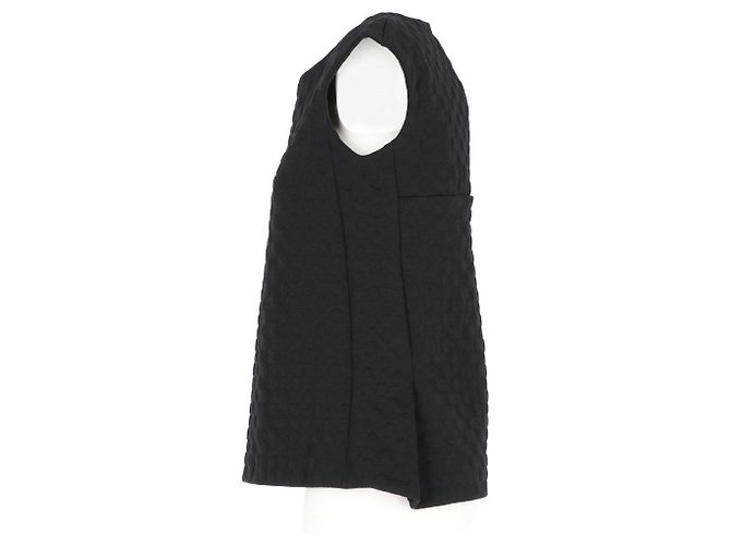 Jil Sander Polka Dot Jacquard Top Schwarz - Ansicht 4
