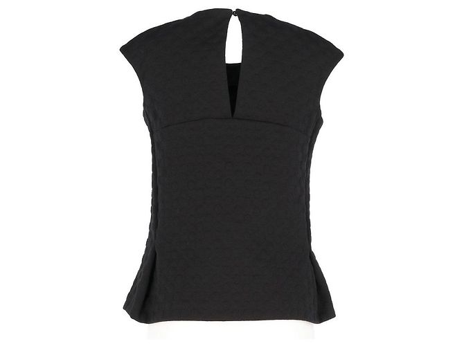 Jil Sander Polka Dot Jacquard Top Schwarz - Ansicht 5