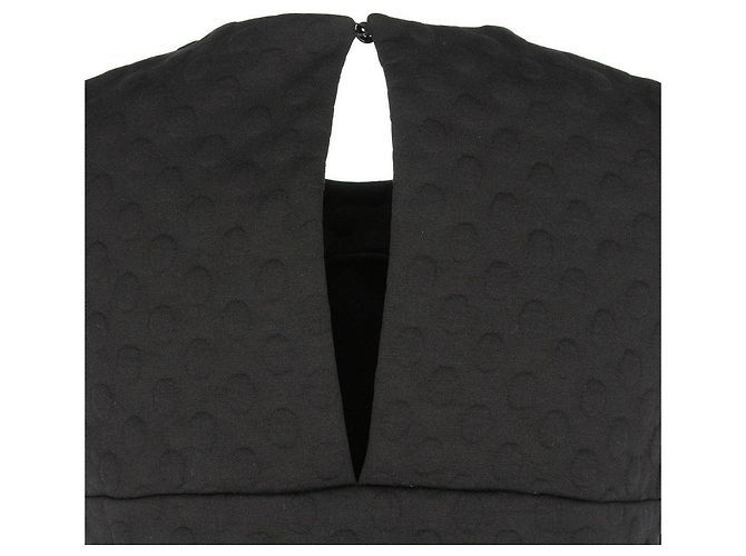 Jil Sander Polka Dot Jacquard Top Schwarz - Ansicht 7