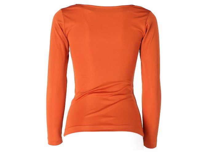 Yves Saint Laurent 70s Top Orange - Ansicht 4