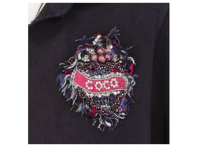 Chanel Cardigan aus den 2000ern Blau - Ansicht 4