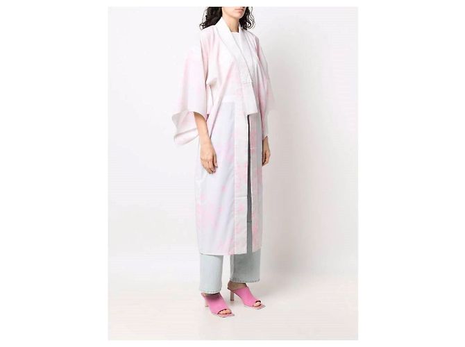 Autre Marque A.N.G.E.L.O. Kimono Vintage Cult 80s Bianco - vista 2