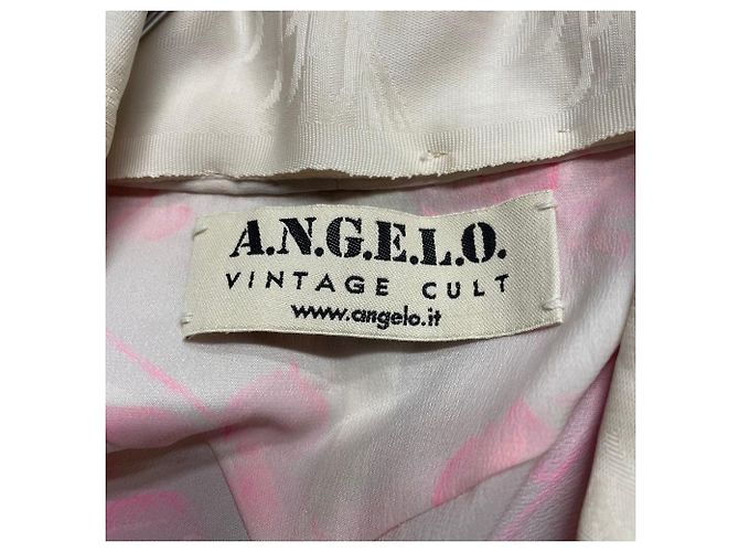 Autre Marque A.N.G.E.L.O. Kimono Vintage Cult 80s Bianco - vista 6