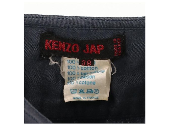 Blusa Kenzo Jap de algodón azul petróleo - vista 6