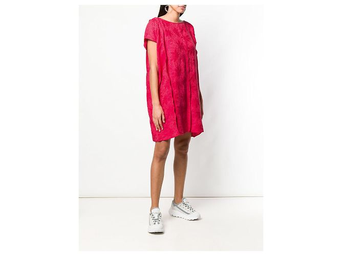 Autre Marque Gianni Versace Tunika Kleid Fuchsia Blumenmuster Pink - Ansicht 3