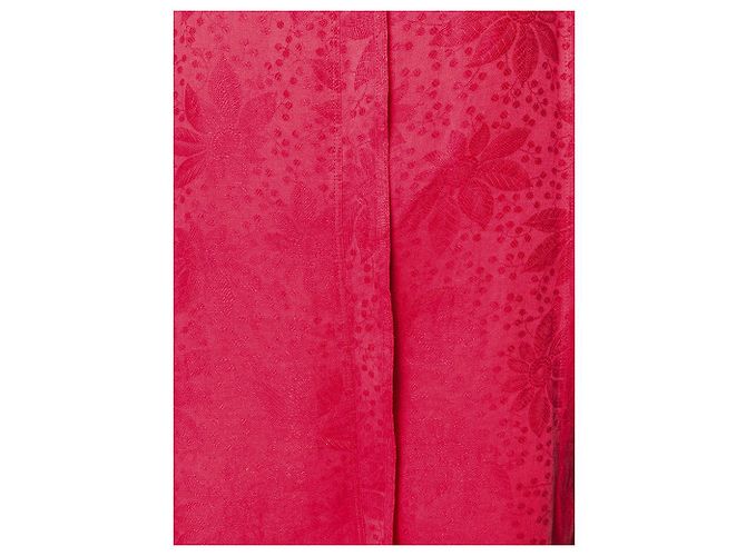Autre Marque Gianni Versace Tunika Kleid Fuchsia Blumenmuster Pink - Ansicht 5