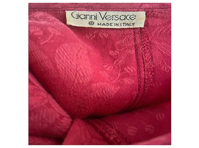Autre Marque Gianni Versace Tunika Kleid Fuchsia Blumenmuster Pink - Ansicht 6