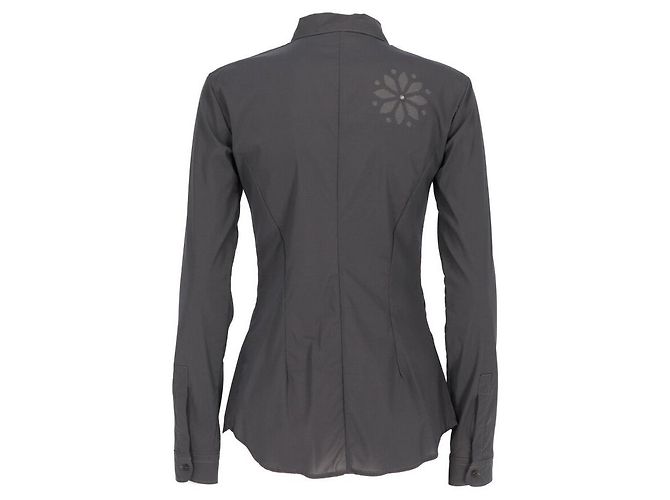 Autre Marque Camisa Marithé + François Girbaud 2000s Cinza - vista 3
