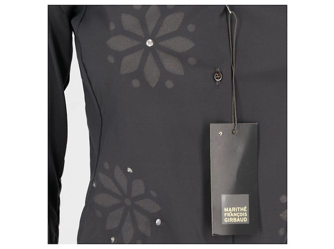 Autre Marque Camisa Marithé + François Girbaud 2000s Cinza - vista 5