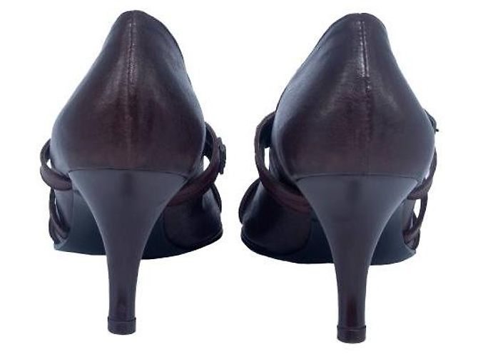 Autre Marque Décolleté Romeo Gigli anni '90 .5 Marrone - vista 4