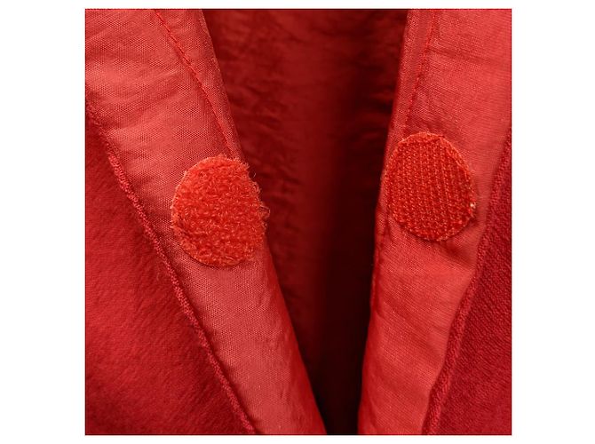 Autre Marque Chaqueta Marithé + François Girbaud 2000s Roja - vista 7