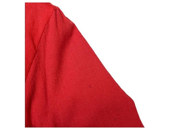 Autre Marque Chaqueta Marithé + François Girbaud 2000s Roja - vista 8