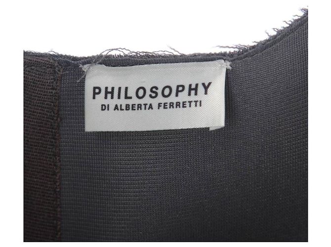 Philosophy Di Alberta Ferretti Philosophy by Alberta Ferretti Kleid aus den 2010ern Grau - Ansicht 6