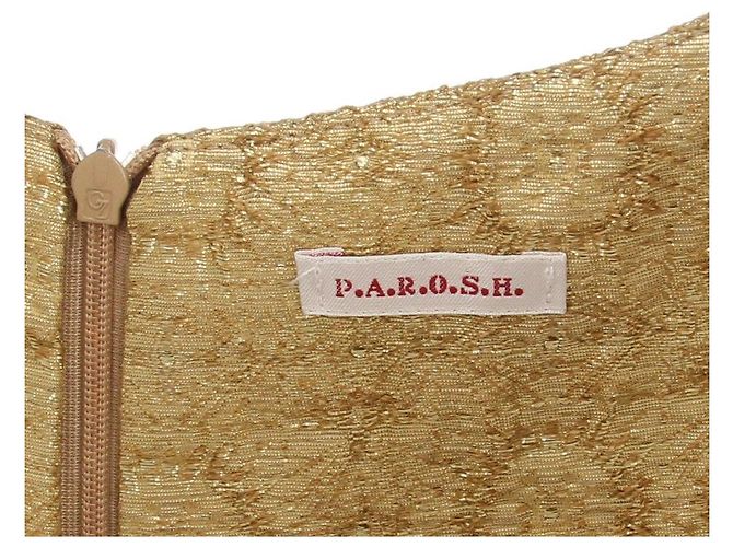 Parosh Abito P.A.R.O.S.H. Y2K D'oro - vista 6