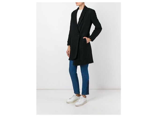 Autre Marque Romeo Gigli 2000s Coat Black - view 2