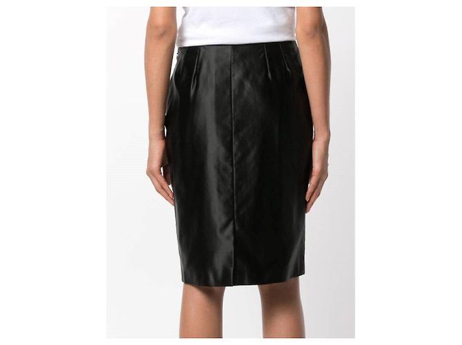 Yves Saint Laurent Falda de Mujer Negro - vista 4