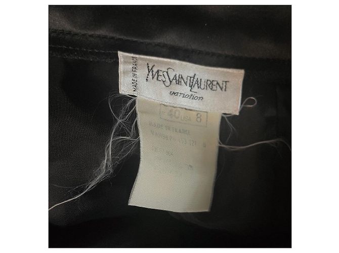 Yves Saint Laurent Falda de Mujer Negro - vista 6
