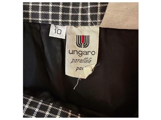 Emanuel Ungaro Ungaro Gonna anni '80 Nero - vista 6