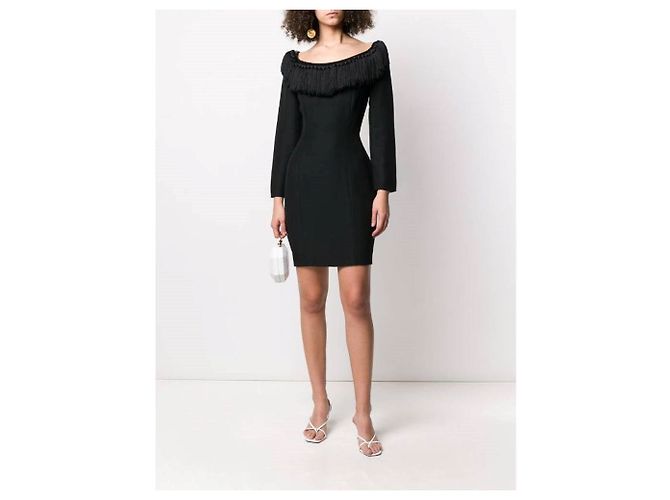 Moschino Couture Kleid aus schwarzer Viskose - Ansicht 2