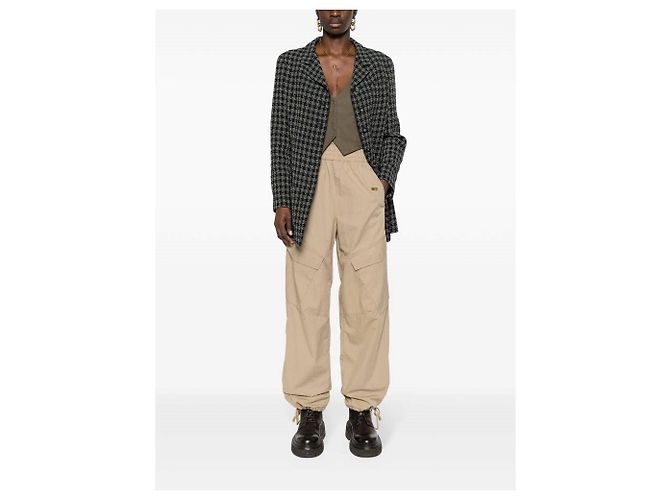Chanel Blue Checked Wool Jacket - view 2