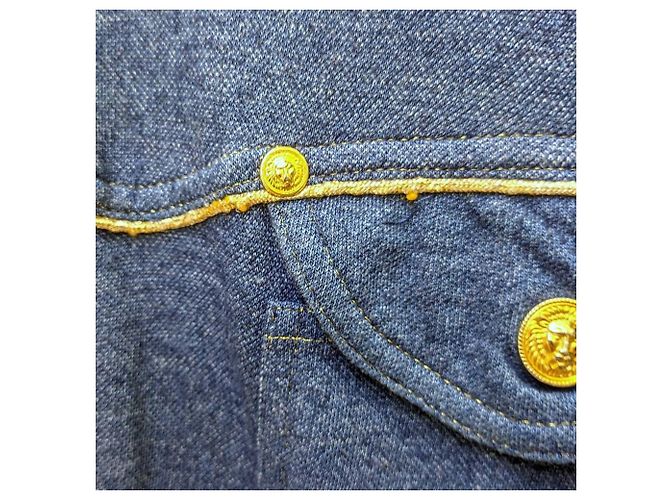 Top sin mangas Versus by Gianni Versace de algodón azul - vista 8