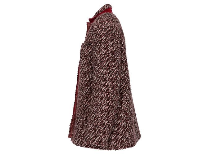 Etro Wool Blend Jacket Dark Red - view 3