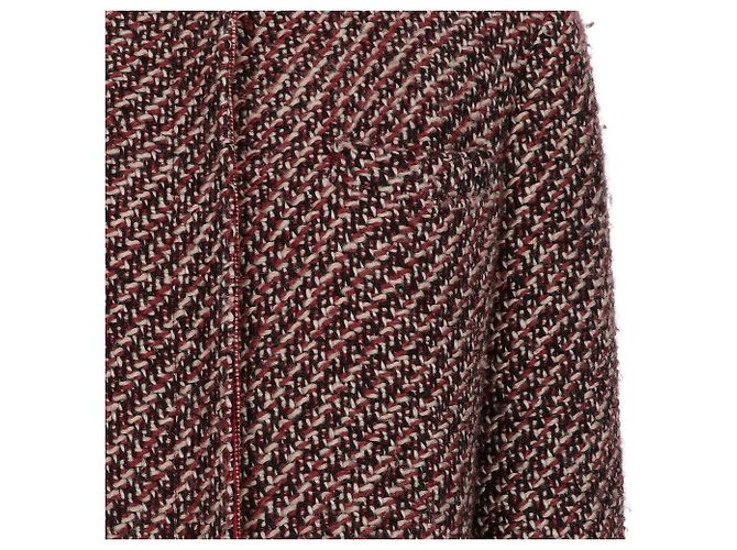 Etro Wool Blend Jacket Dark Red - view 7