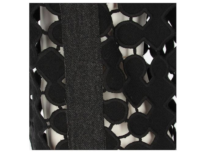 Vestido sin mangas Miu Miu de lana negra Negro - vista 4