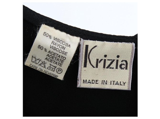 Completo Krizia Nero Top e Gonna in Viscosa - vista 6