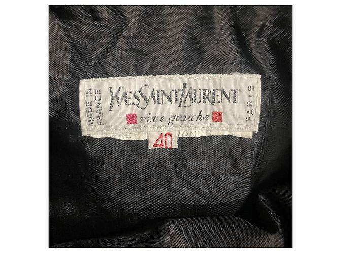 Yves Saint Laurent Gonna anni '80 Nero - vista 6