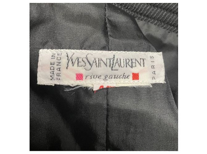Yves Saint Laurent Gonna anni '90 Nero - vista 6
