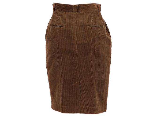 Ralph Lauren Gonna anni '90 Marrone - vista 3