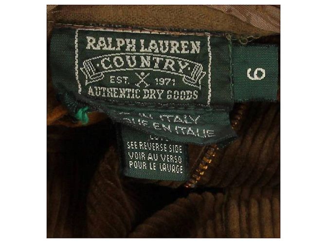 Ralph Lauren Gonna anni '90 Marrone - vista 6