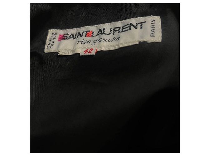 Yves Saint Laurent Gonna anni '80 Nero - vista 6