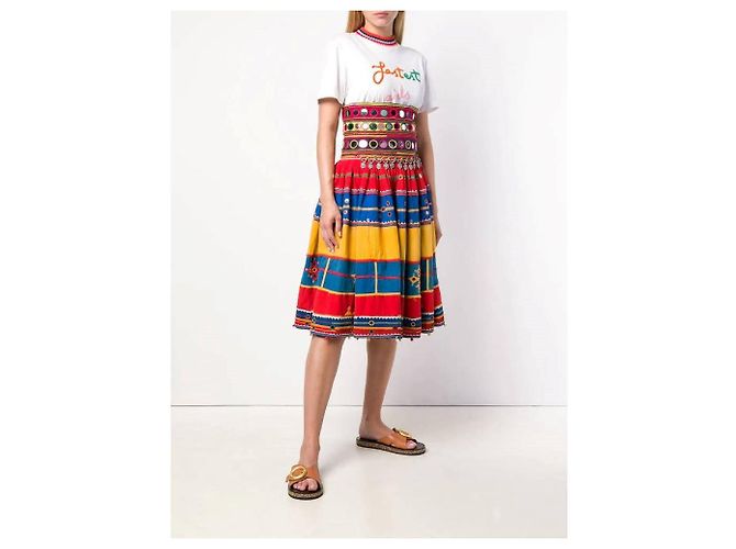 Autre Marque A.N.G.E.L.O. Vintage Cult Gonna anni '70 Multicolore - vista 2