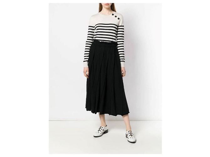 Comme Des Garcons Comme des Garçons Gonna anni '90 Nero - vista 2