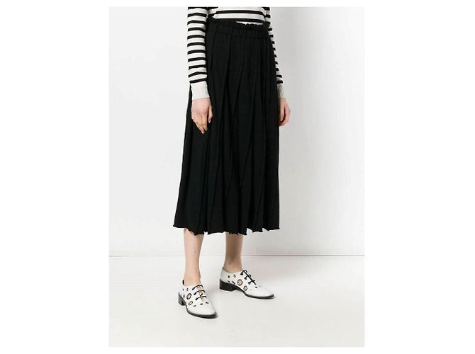 Comme Des Garcons Comme des Garçons Gonna anni '90 Nero - vista 3