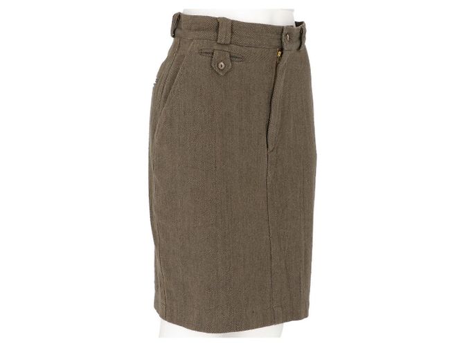Ralph Lauren Gonna anni '90 Cachi - vista 2