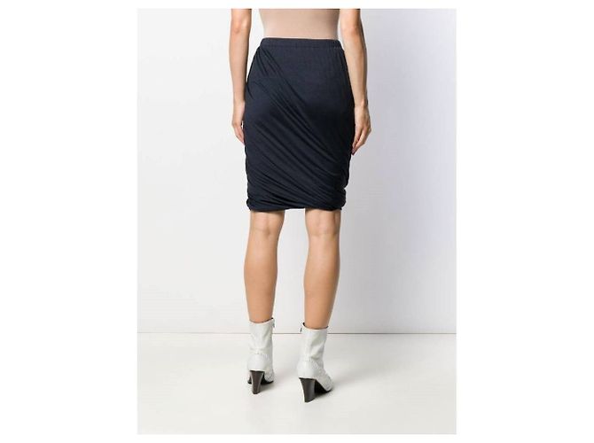 Falda Lanvin años 90 Azul - vista 4