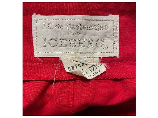 JC de Castelbajac Gonna anni '90 Rosso - vista 6