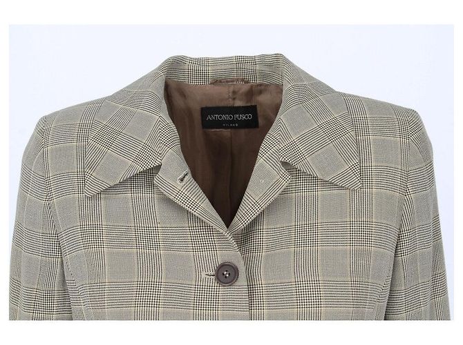Traje Antonio Fusco 90s Beige - vista 4