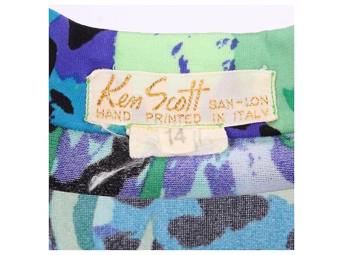 Camisa Ken Scott de nailon verde estampado animal Multicolor - vista 7