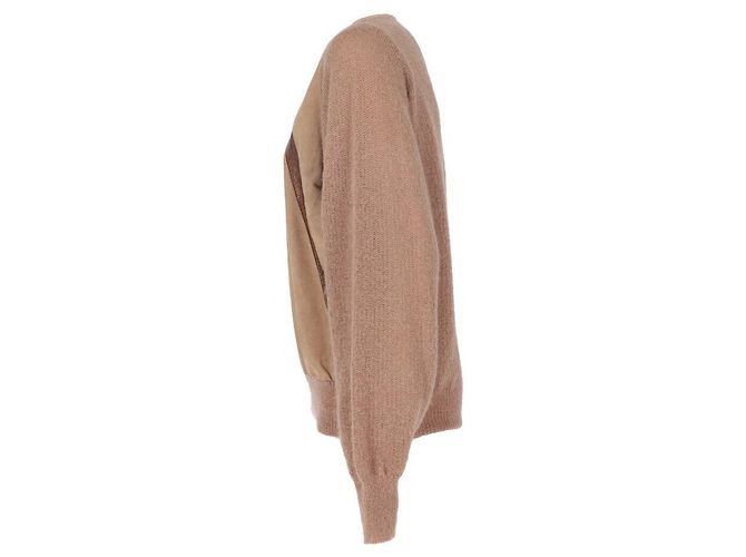 Autre Marque Pull A.N.G.E.L.O. Vintage Cult 80s Marron - vue 2