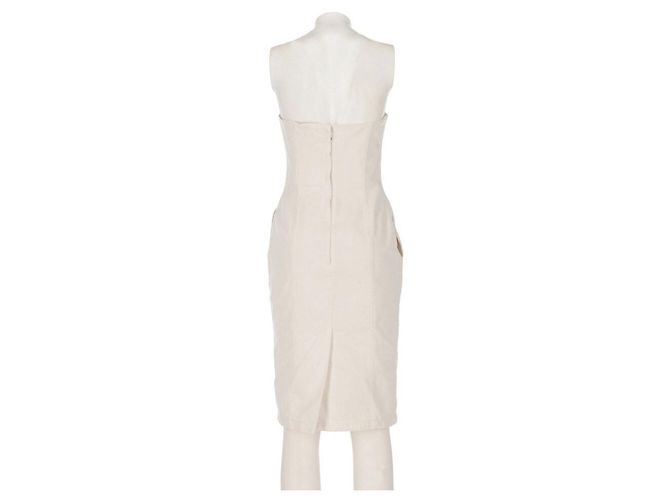 Katharine Hamnett 90s Kleid Weiß - Ansicht 7