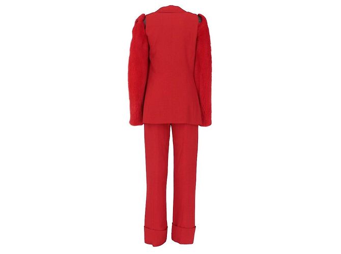 Traje Gianfranco Ferré de los 90 Roja - vista 3